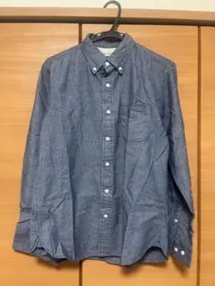 無印良品　シャンブレーシャツ