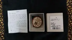 中川正政七商店 文庫革のブローチ 鳥