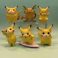 ポケモン　モンコレ　ピカチュウ・ライチュウ 6体セット