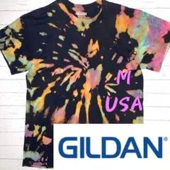 美品　USA【GILDAN】ギルダン　タイダイ　カラフル　Tシャツ