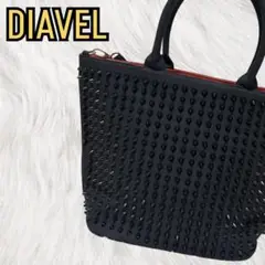 ✨美品✨ディアベル　トートバッグ　2way ブラック　スタッズ　大容量