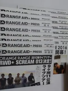 オレンジレンジ ORANGE RANGE ファンクラブ 会報 VOL.1～15