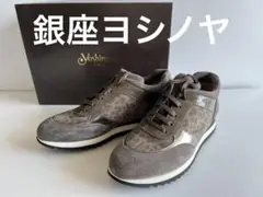 美品 銀座ヨシノヤ FRESCAラインストーン＆透かし模様レース風シューズ 美品 銀座ヨシノヤ FRESCAラインストーン＆透かし模様レース風