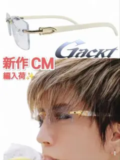 GACKT サングラス リムレス 新作某飲料CM版　ガクト