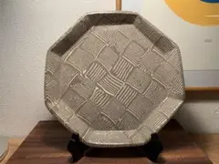 民藝 練上 八角皿 作家物