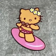 日焼けキティサーフィンカプラシール！ 防水加工！新品♪