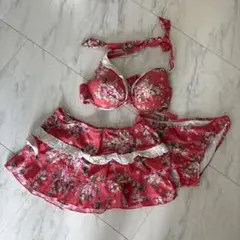 花柄セパレート水着 新品未使用^_^