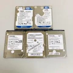 訳ありハードディスク5台セット