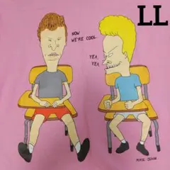 ビーバス&バットヘッド　Tシャツ　LLサイズ