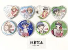 美男高校地球防衛部LOVE！ 由布院煙　鬼怒川熱史　缶バッジ8点セット