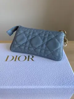 DIOR キーリングジップコインケース　ライトグリーン JAPAN FACTORY 栃木レザー コインケース キーホルダー 小銭入れ