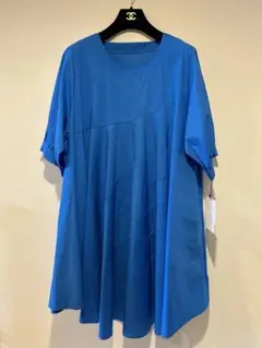 お値下げ☆鮮やかブルー　ワンピースorチュニック　新品