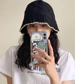 【nugu】メルトペーパーバケットハットmelt paper buckethat