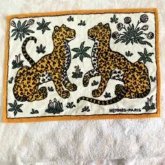 エルメス　HERMES ビーチマット　豹　レオパード　玄関マット　タオル