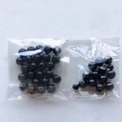 プラビーズ￼ 黒 6mm パール ぬいぐるみ 目