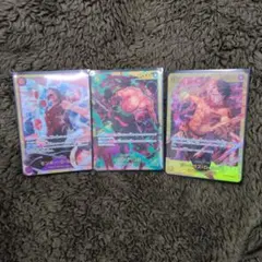 ワンピースカード　モンキー・D・ルフィ　シークレット　EB02他
