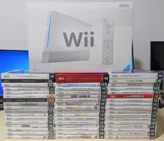 【Wii】ウィー本体とソフト50本セット+おまけ付き