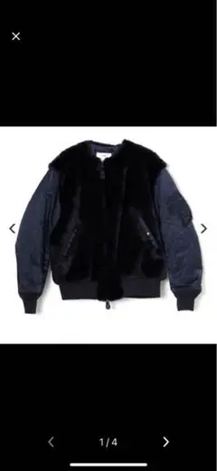 HYKE FLIGHT FAUX SHEARLING JACKET