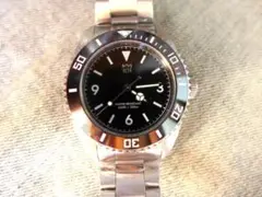 HYAKUICHI 101 015S 38mm ブラック スイープセコンド