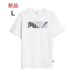 ♡新品♡PUMA プーマ メンズ 半袖Tシャツ WH☆L☆