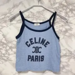 CÉLINE セリーヌ シルクキャミソール スパンコールが光る インナーでもCELINE トリオンフキャミソール