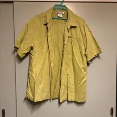 Columbia コロンビア イエロー 半袖シャツ