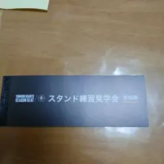 読売ジャイアンツ スタンド練習見学会参加券３枚