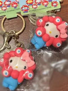 ハローキティ　サンリオ 大阪万博 ミャクミャクなりきりマスコット 2個