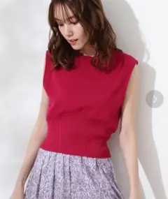 【超美品】JILLSTUART モンタナニット　サマーニットトップス　ピンク