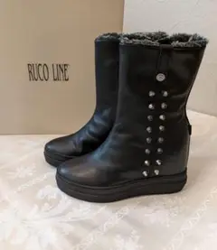 ルコライン RUCO LINE ブーツ4913 VIP STUDS NERO