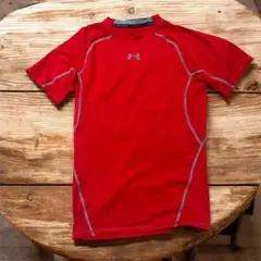 Under Armour HeatGear レッド 赤 アンダーシャツ LG
