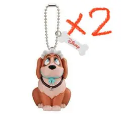 【未開封】【匿名配送】Disney dogスイングマスコット　ナナ 2点セット