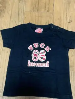 ZERO FIGHTER ゼロファイター 子供用Tシャツ 80cm 黒