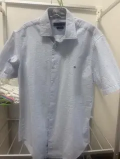 TOMMY HILFIGER 半袖シャツ ライトブルー