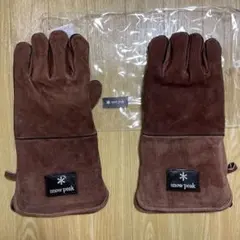 スノーピーク ファイヤーサイドグローブ 茶