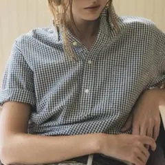 美品 25SS BEAMS PLUS プルオーバー シアサッカー シャツ M