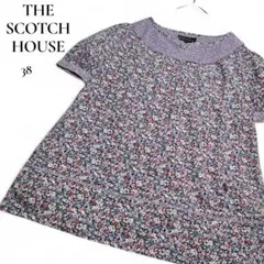 【美品】ザスコッチハウス/THE SCOTCH HOUSE 半袖ブラウス　38