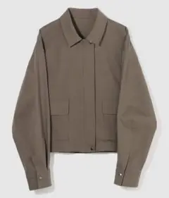 【新品未使用】COMME CA ISM ストレッチ ショートブルゾン L カーキ