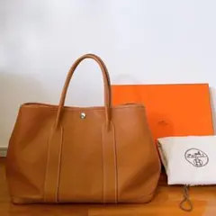 エルメス ガーデンパーティーPM 36 ネゴンダ ゴールド トートバッグ 正規品
