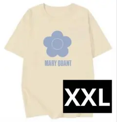 新品未使用♡ １点もの！フラワーロゴTシャツ　ベージュ　XXL