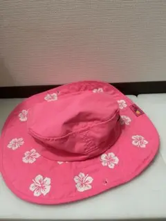 お値下げ済み　ピンクかわいい！ハイビスカス　帽子　旅行　普段使い　リゾートにも