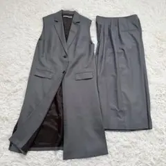 美品✨️セオリーリュクス NEW SAXONY セットアップ オータムグレー