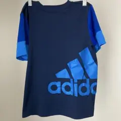 adidas Tシャツ 140cm ネイビー/ブルー