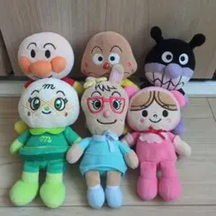 アンパンマン ぬいぐるみセット 6体 バラ売り不可