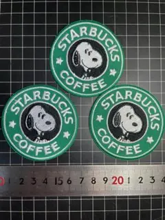 アイロンワッペン②●３枚セット●Starbacks?