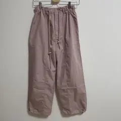 【美品】パラシュートパンツ　ピンク　M