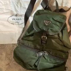 PRADA プラダ リュック カーキ
