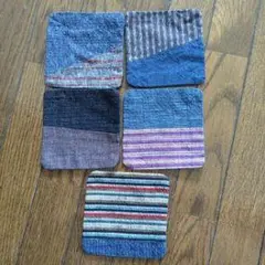 刺し子布 5枚セット
