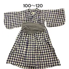 CIAOPANIC TYPY チェック柄 和服風 100-120