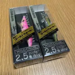 【新品未使用】ワイルドチェイス2.5号　ゴーストフォール　2個セット　A